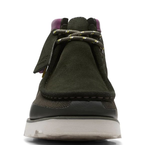 Clarks(r) Wallabee 2.0 gtx green combi Gore-Tex® Waterproof Chukka Boot main image 5